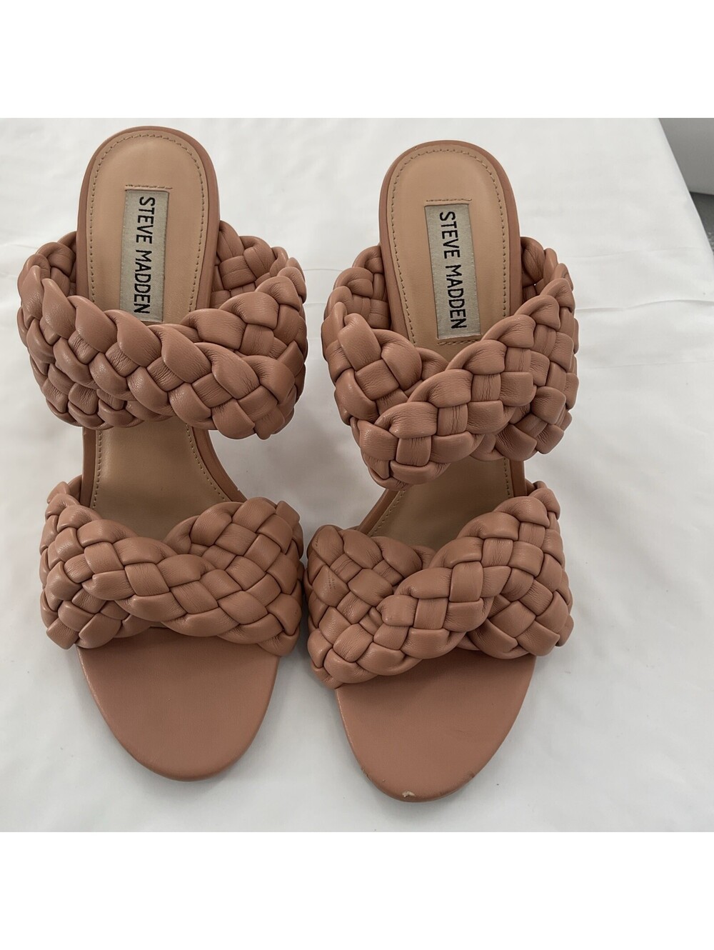 Steve Madden Dusty Pink High Heel Sandals Women’s Size 9 1/2 Slip On 216